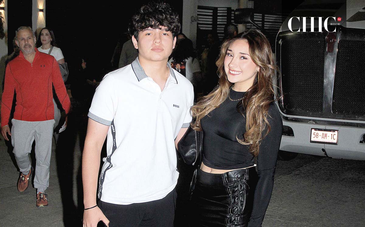LEONARDO GARCÍA Y REGINA MORALES llegaron puntuales al concierto de Luis Miguel