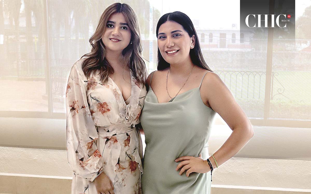 PAMELA GARIBAY Y FERNANDA SÁNCHEZ degustaron de pastel azteca con bebidas refrescantes