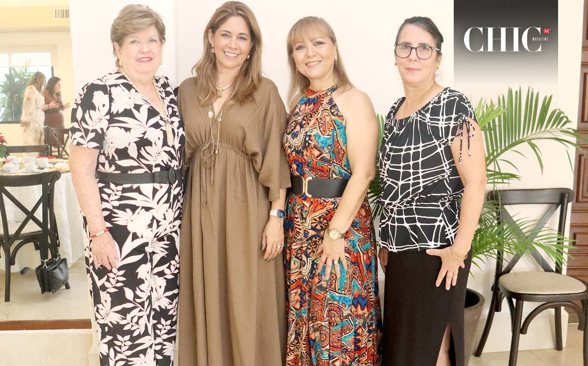 PEPIS INGUANZO, TERE DE OSORIO, MAYELA DE EDGAR Y ROSSY DE LEÓN nos regalaron sus mejores sonrisas en el festejo