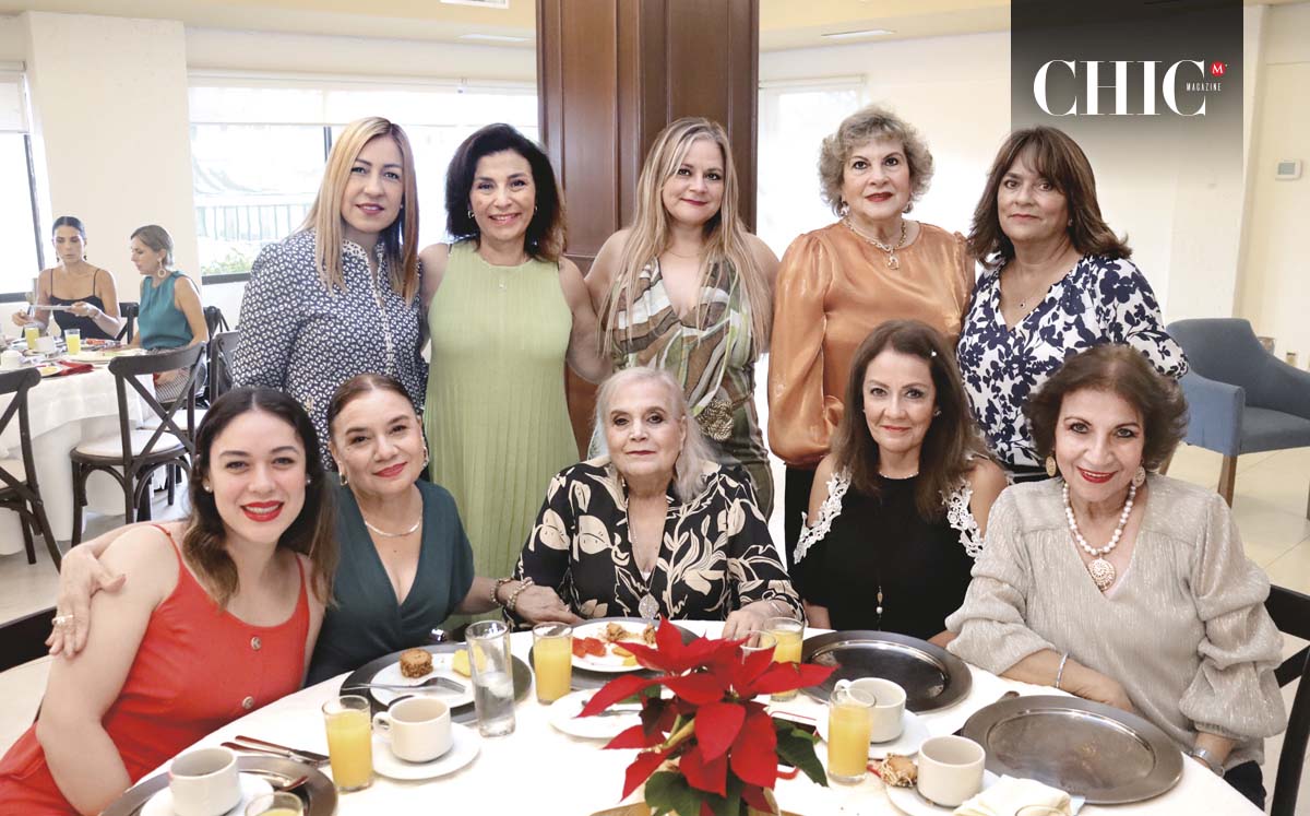 SANDRA DE MANZUR, LOLITA LIBREN AVILA, SANDRA SAID, EVELYN MANZUR, LIZ RODRÍGUEZ, MARISOL MENDIOLA, MARTHA ÁLVAREZ, DORIS MANZUR, SILVIA RANGEL Y LILY