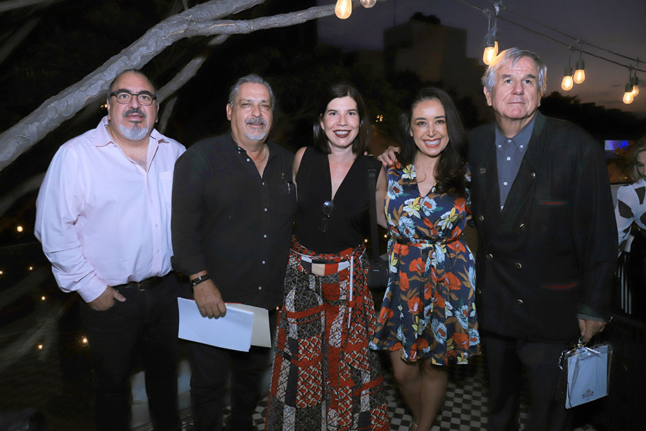 Alejandro Rosas, Antonio Laveaga, Gabriela Macías, Ingrid Cinta y Diego Martínez Negrete