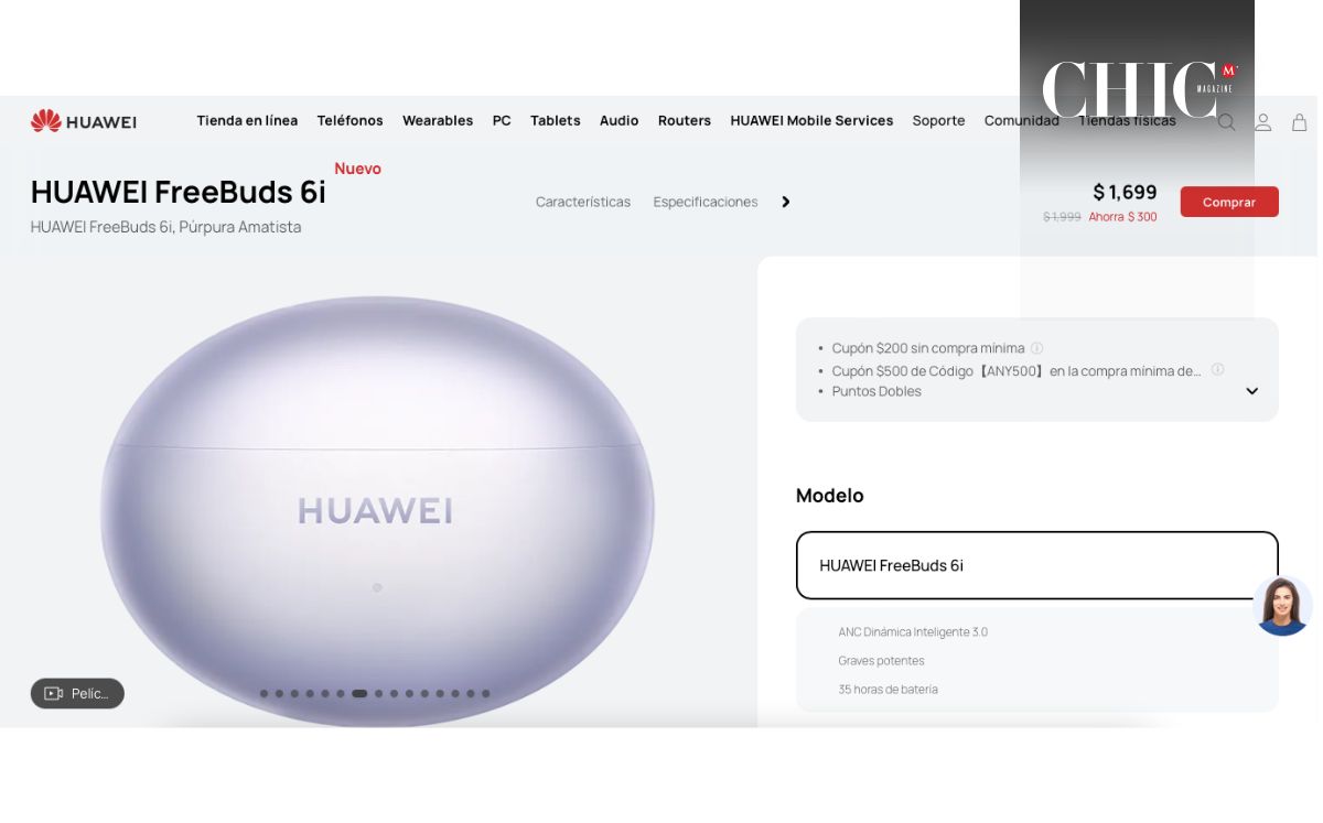 Huawei Freebuds 6i en descuento (Huawei)