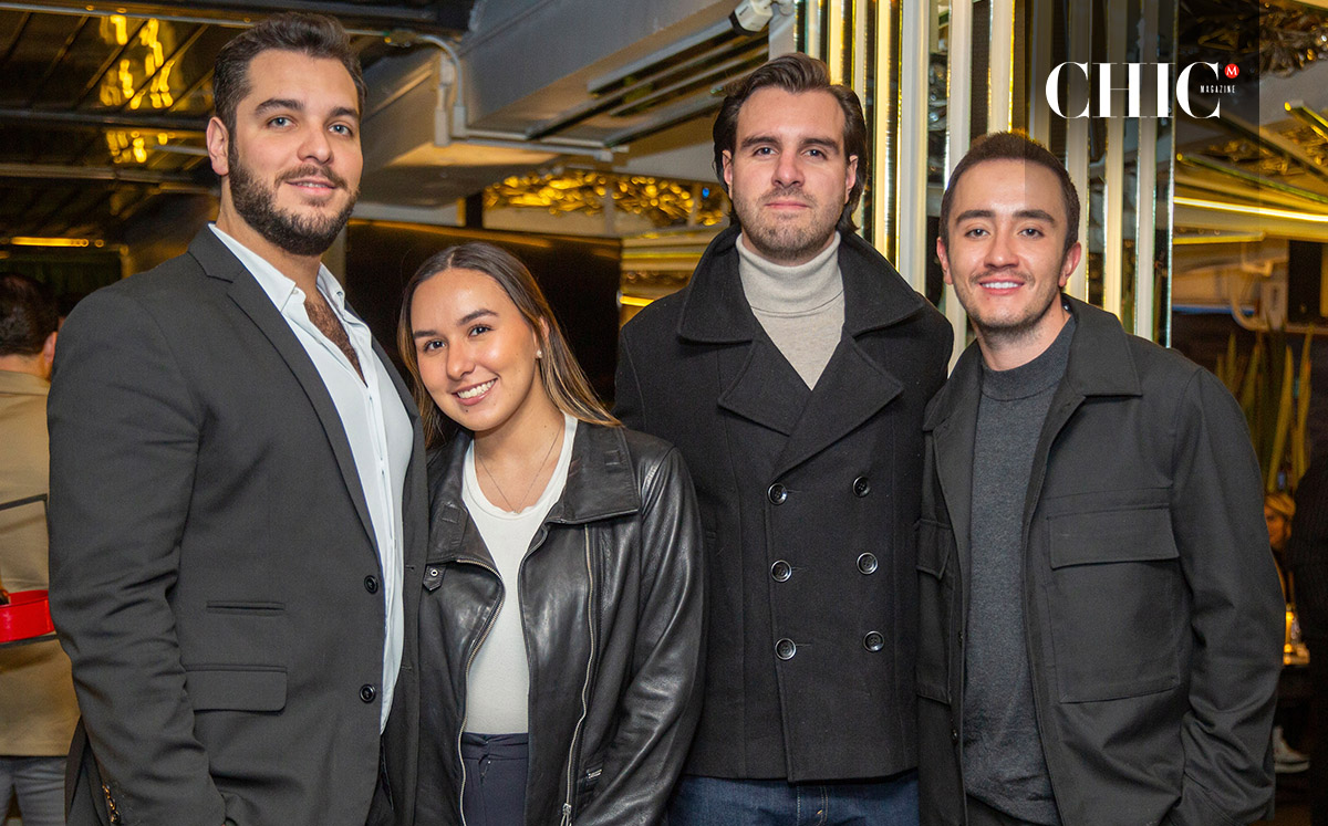 Iker Santinelli, Isa González, Rodrigo Castelazo y Carlos García