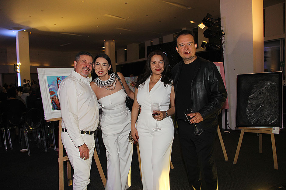 Pedro Chávez, Sofía Arteaga, Lucy Rábago y Édgar Gómez.