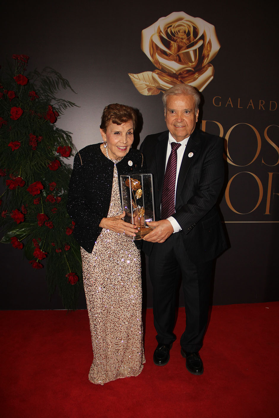 Bertha Padilla de Pérez y José Pérez.