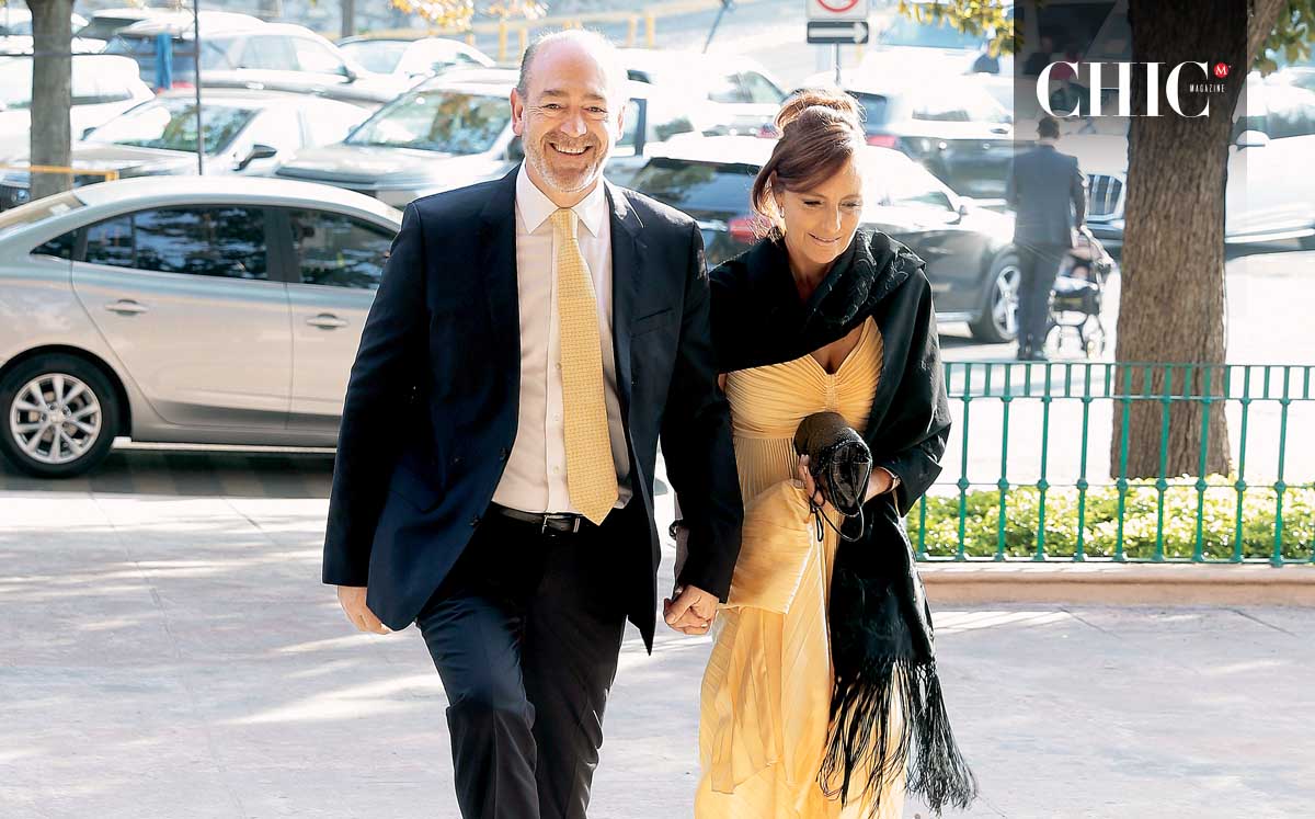 Alejandro Ampudia y Renata Manzur