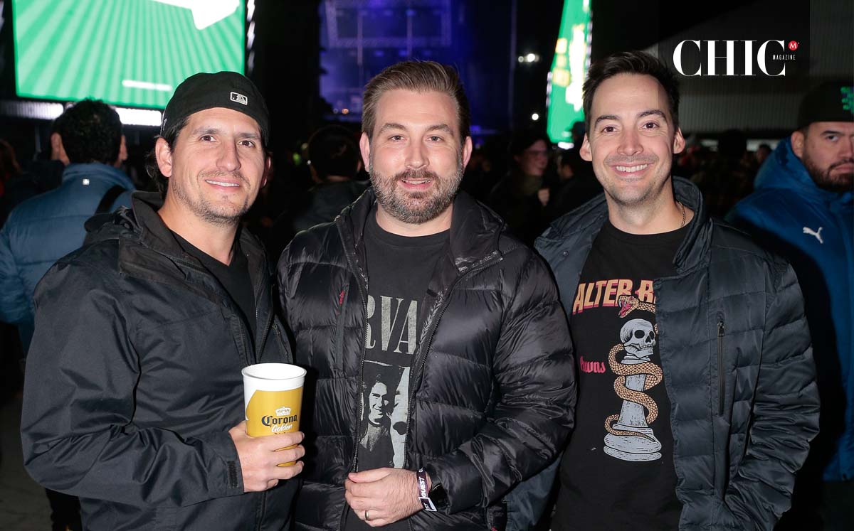 Eric Elizondo, Arturo Barrera y Eugenio Páez