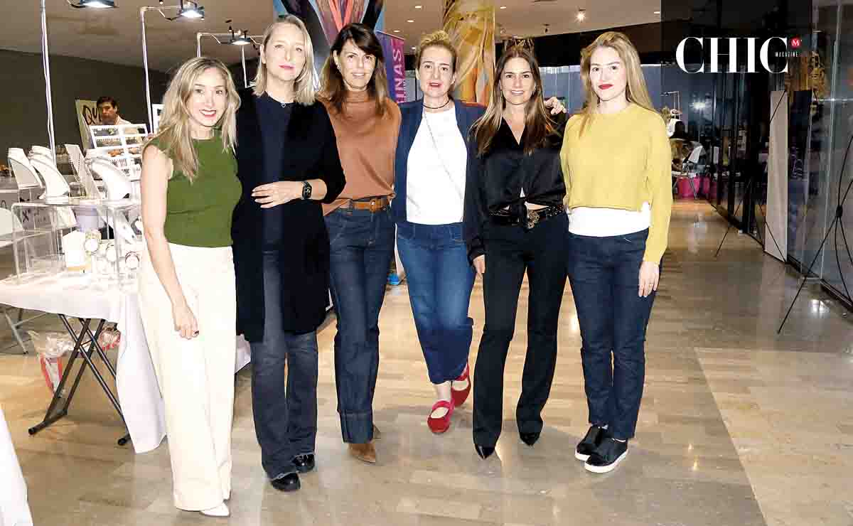 Isamar Gutiérrez de Marroquín, Adriana Zavala de Cortázar, Rosa María Oliver de Blanco, Karla Ferrigno, Alejandra Hinojosa de Guti/ Fotos: Omar Valdez