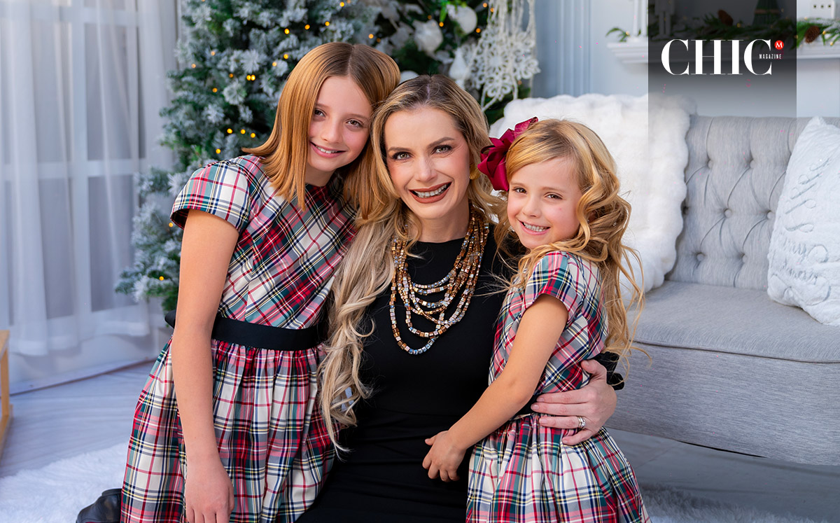 Para Mayte, la Navidad no solo se trata de los regalos, sino de enseñar a sus hijas el valor de la gratitud. (Foto: Cristobal Montero)