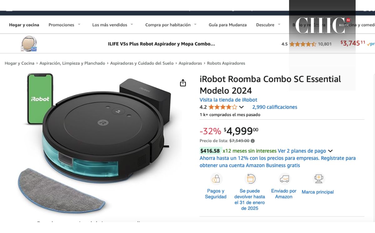 Oferta de la iRobot Roomba (Amazon)