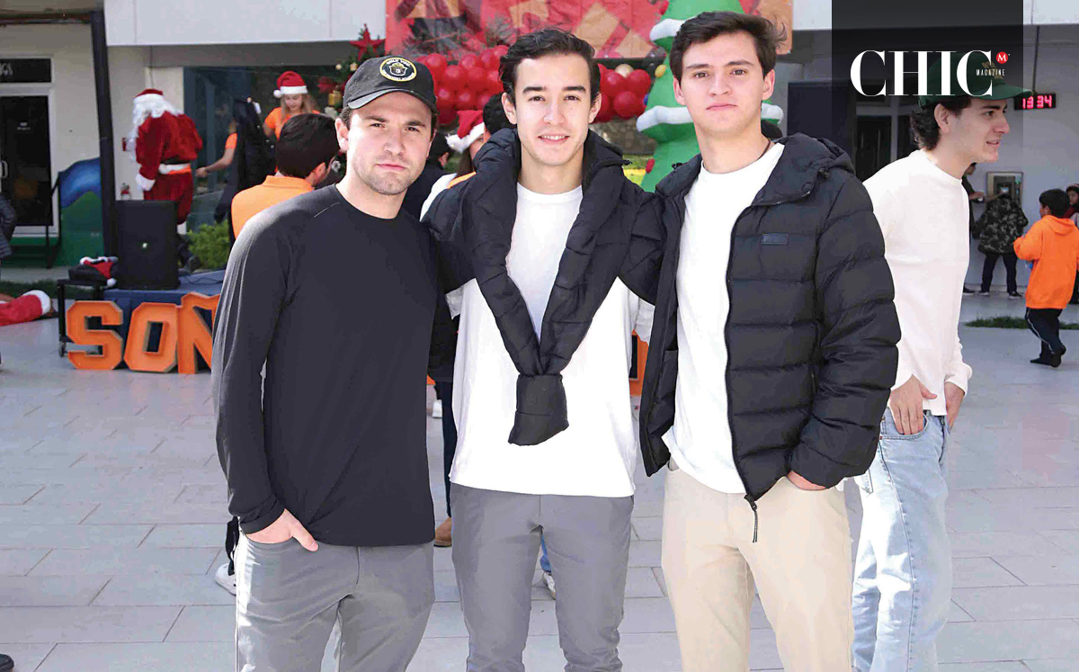 Cristóbal Treviño, Carlos Aguilar y Marcelo Tarriba