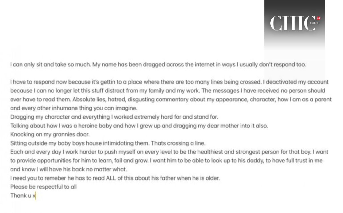 Comunicado de Barry Keoghan (x)
