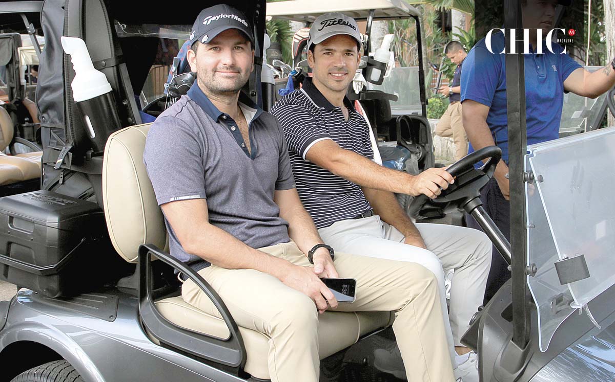 JOSÉ LUENGAS Y CARLOS RUIZ mostraron sus mejores swings en el green