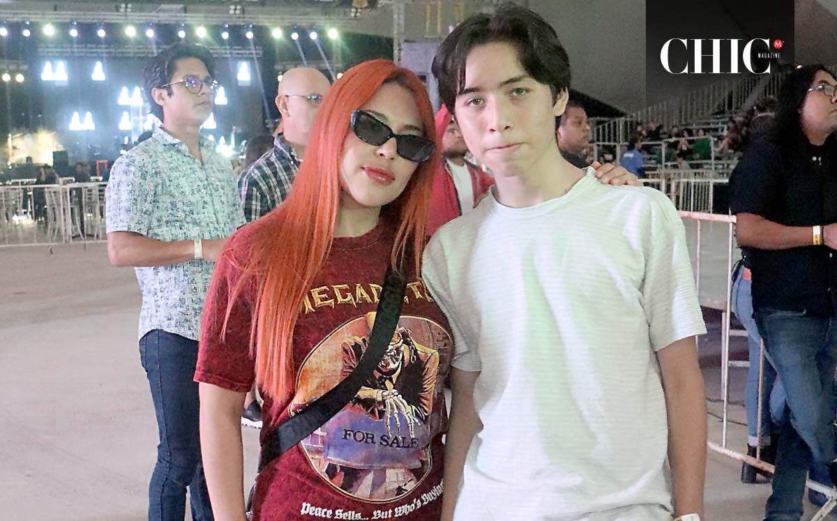 REBECA ROMERO Y CÉSAR DANIEL ALEJO disfrutaron de los mejores tributos a bandas de rock