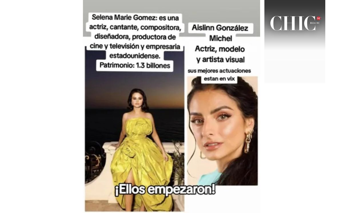 Este es el vídeo que compara a Aislinn Derbez con Selena Gomez (TikTok)