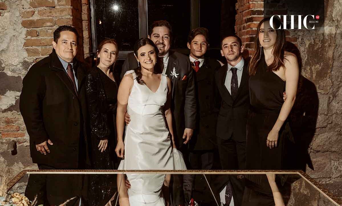 Antonio Morales, Michelle Franzoni, Antonio Morales, Sebastián Morales y Michelle Morales