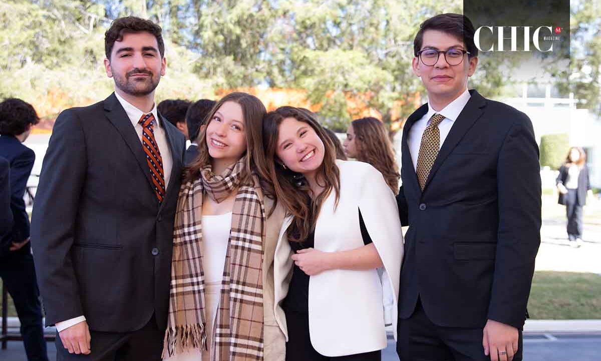 Cristóbal García, Isabela Solana, Miguel Nicolas y Camila García