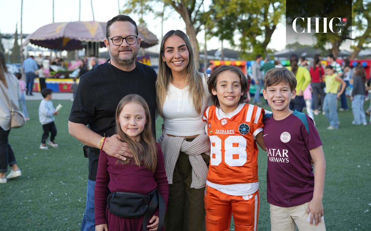 Carlos, Nancy, Isabela, Carlos y Guille