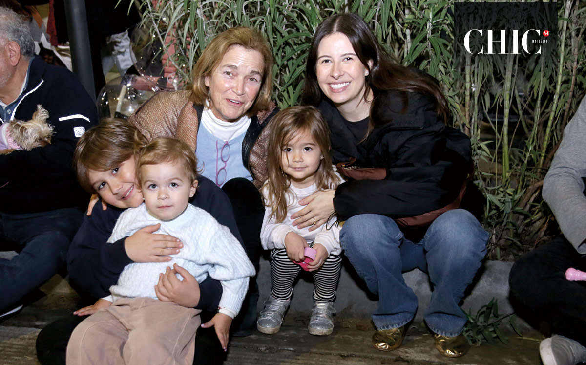 Catalina Arizpe, Isabella Domene, Daniela González, Alfonso Domene y Roberta Domene