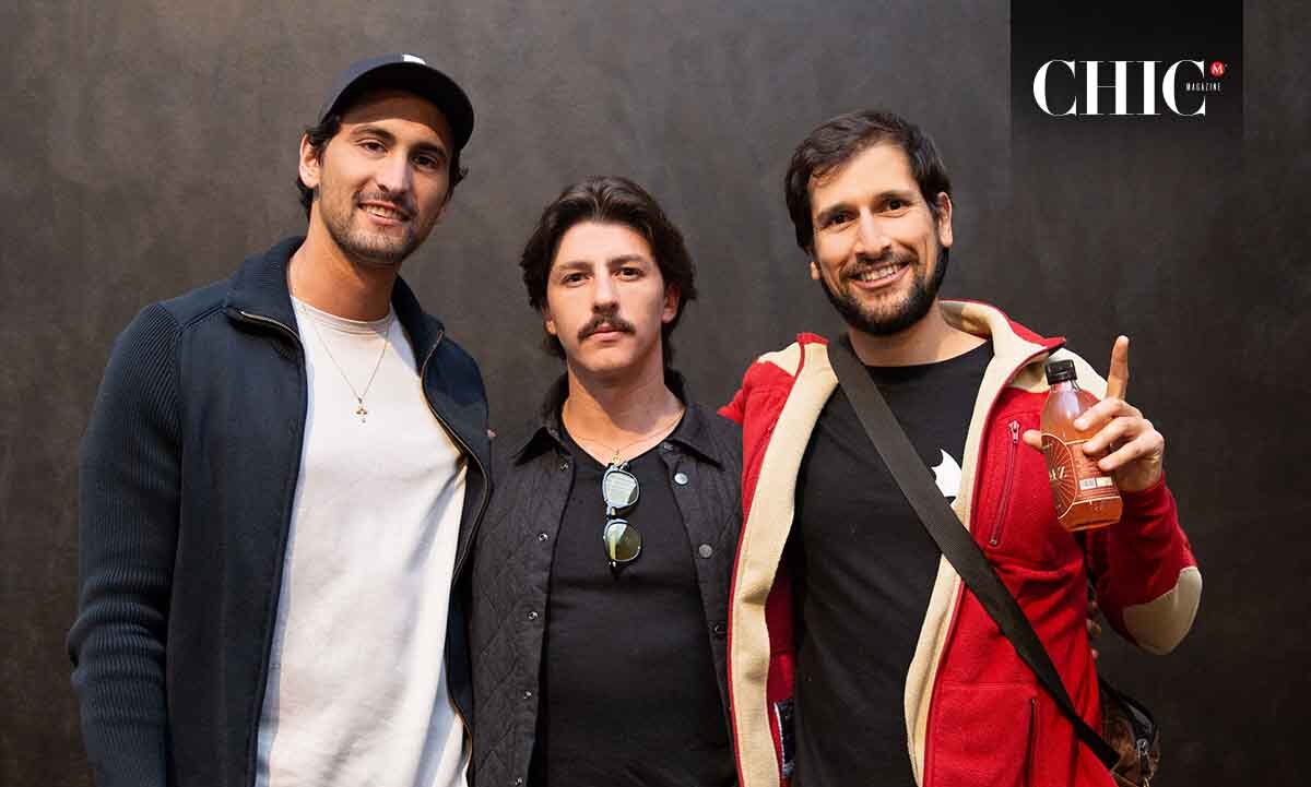 Gabriel Gerala, Manuel Cianca y Héctor Tiburcio