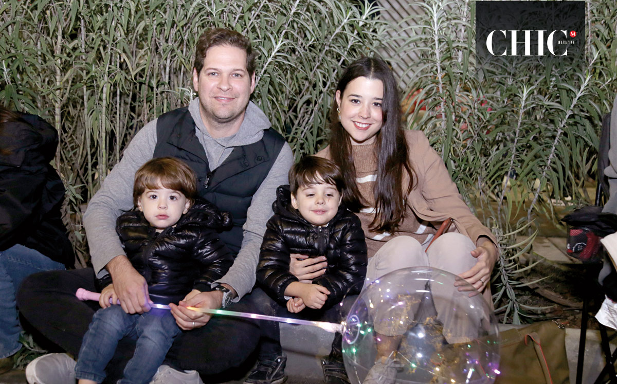 Franz Berchelmann, Ana Claudia García, Franz Berchelmann y Ari Berchelmann