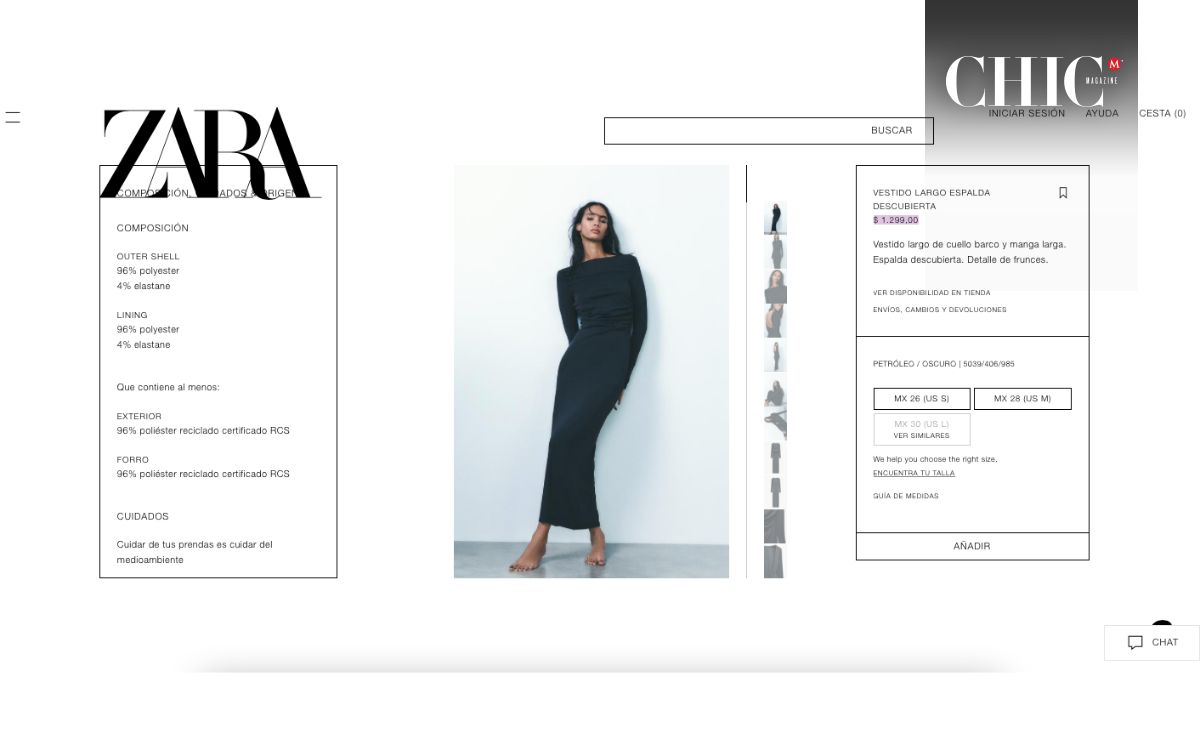 Mariana Rodríguez usa vestido de Zara perfecto para el frío (Zara)