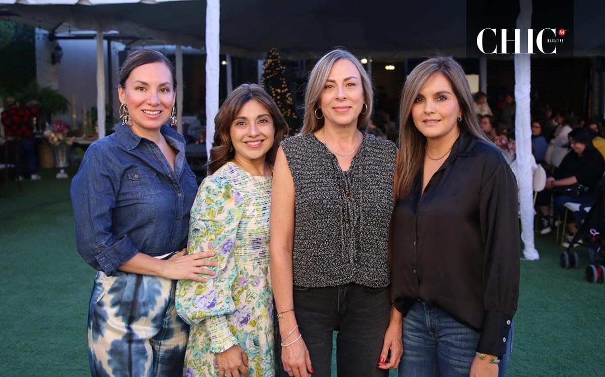 Mónica, Fernanda, Sofía y Lili