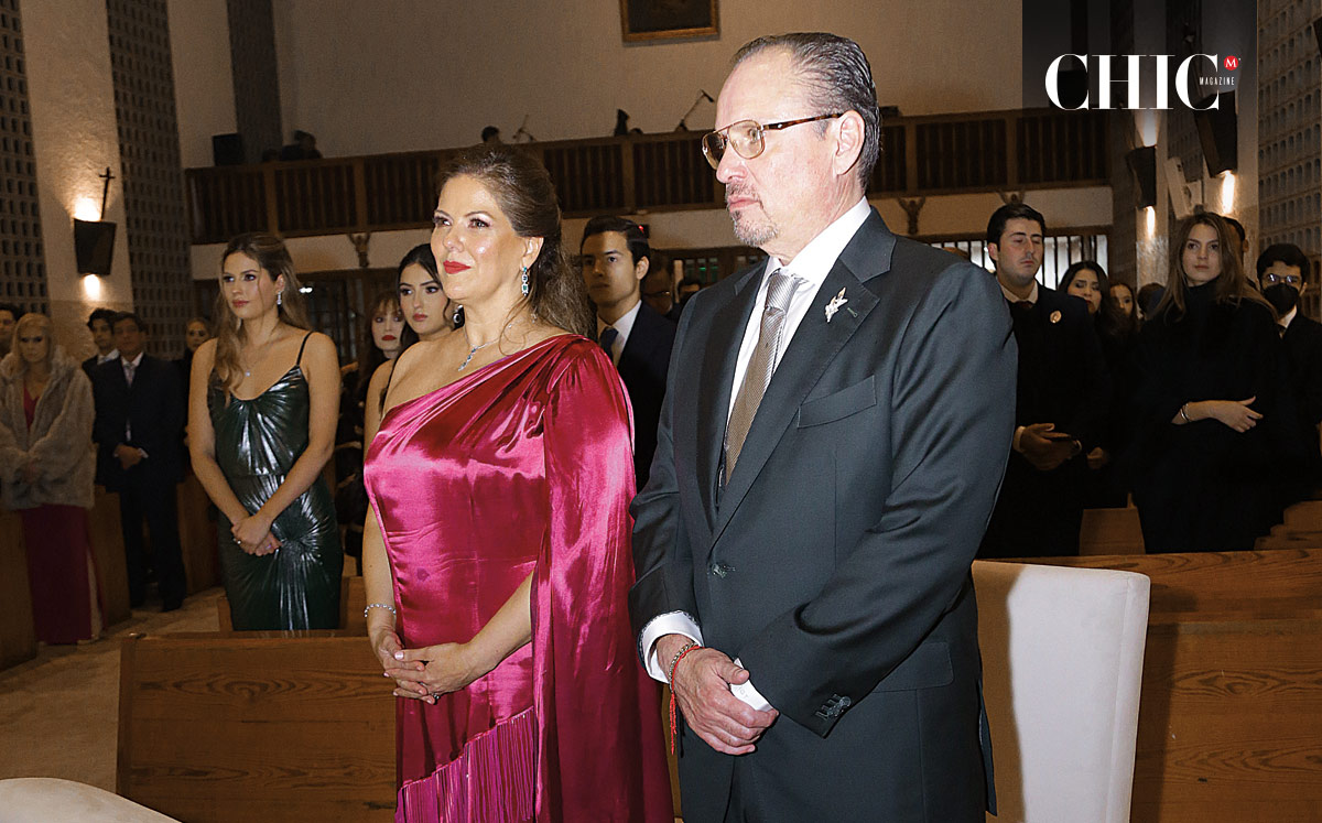 Papás de la novia. Ana Consuelo de Alba y Abelardo De la Garza