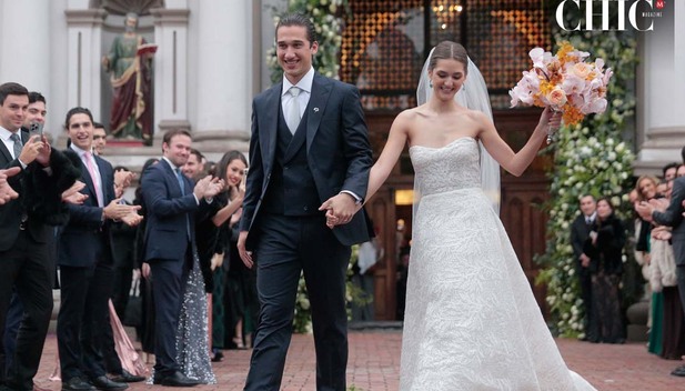 Vanessa Arnaud y César Mena