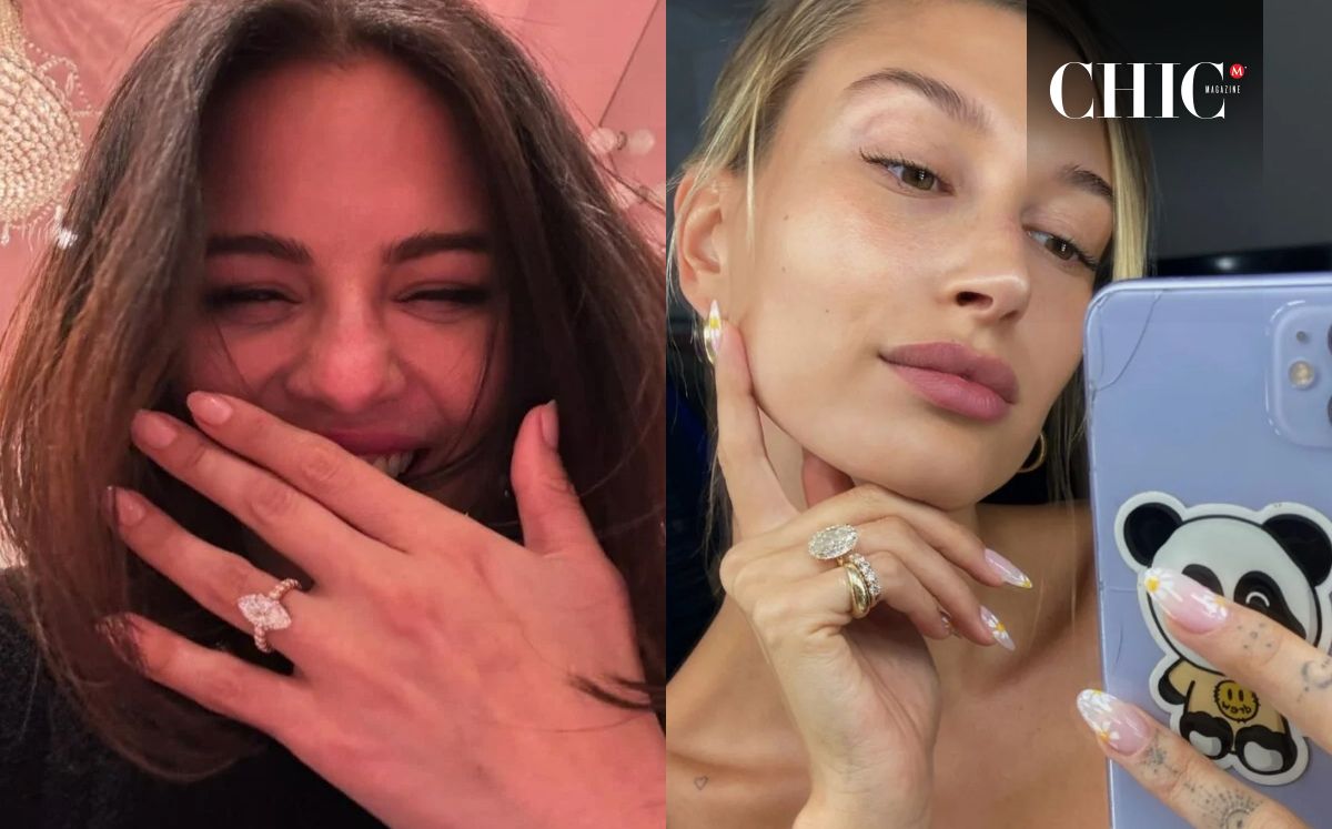 Comparan anillo de compromiso de Selena Gomez con el de Hailey Bieber (Foto: Instagram)