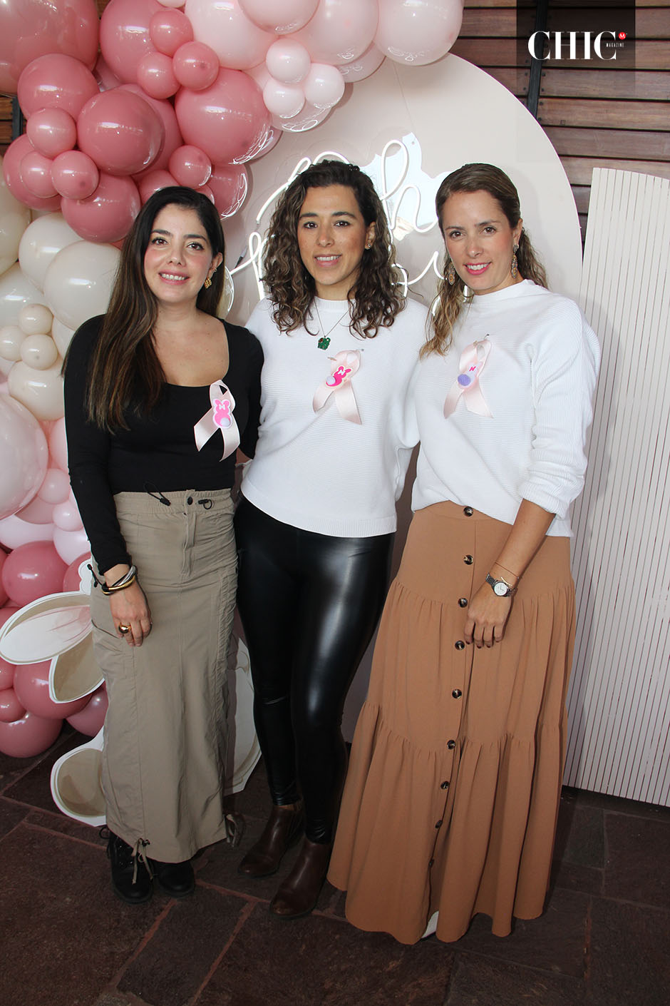 Carolina Faz, Rocío León y Carla Rizo
