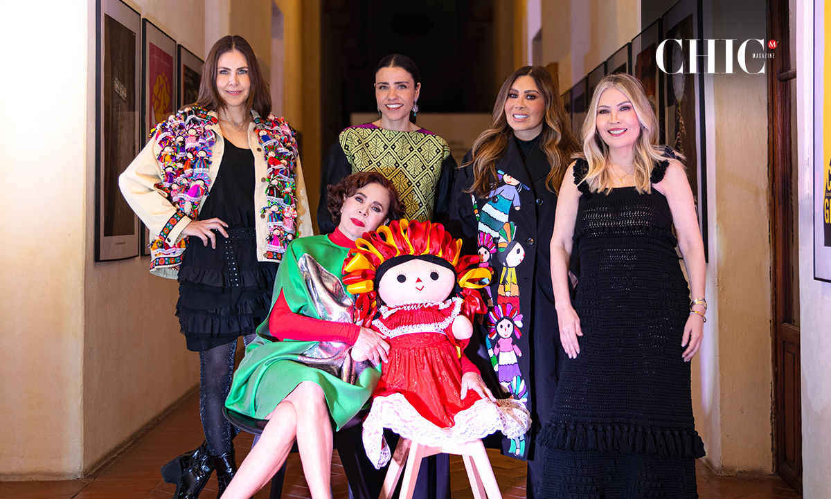 Adriana Vega, Ágatha Ruíz de la Prada, Lourdes Toriello, Vero Solís y Blanca Salinas