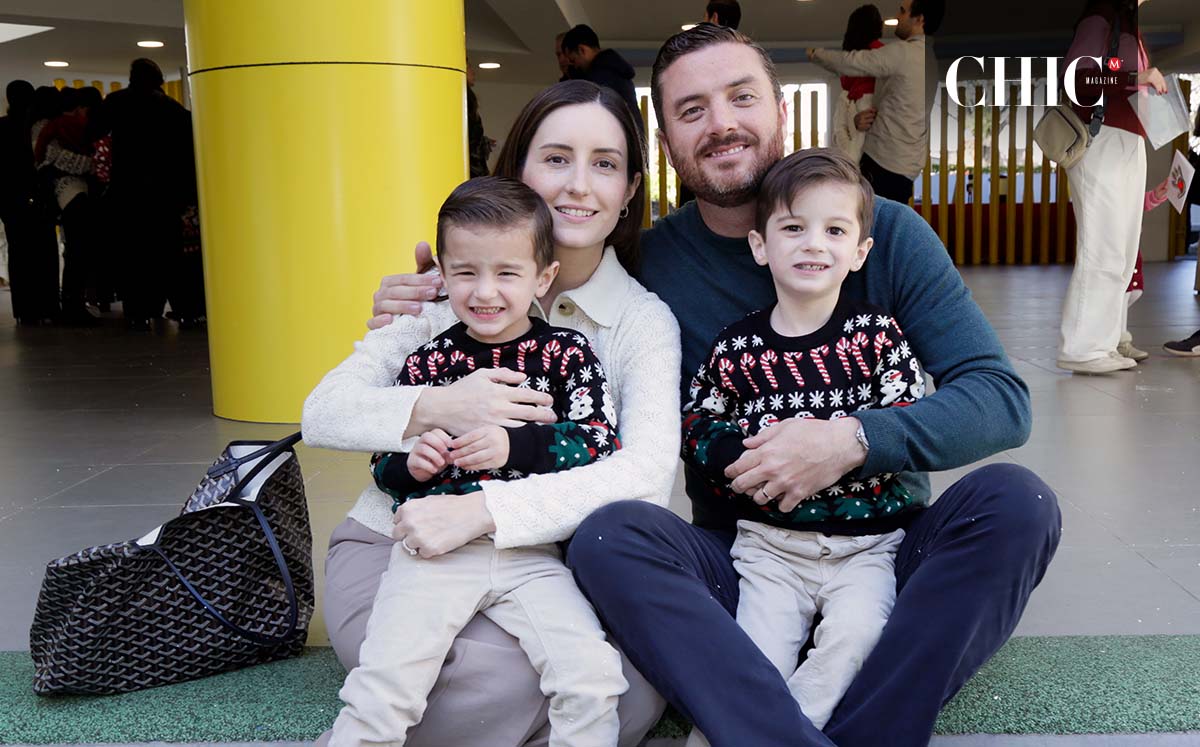 Bárbara Elizondo de Koffman, Christopher Koffman, Diego Koffman y Santiagp Koffman