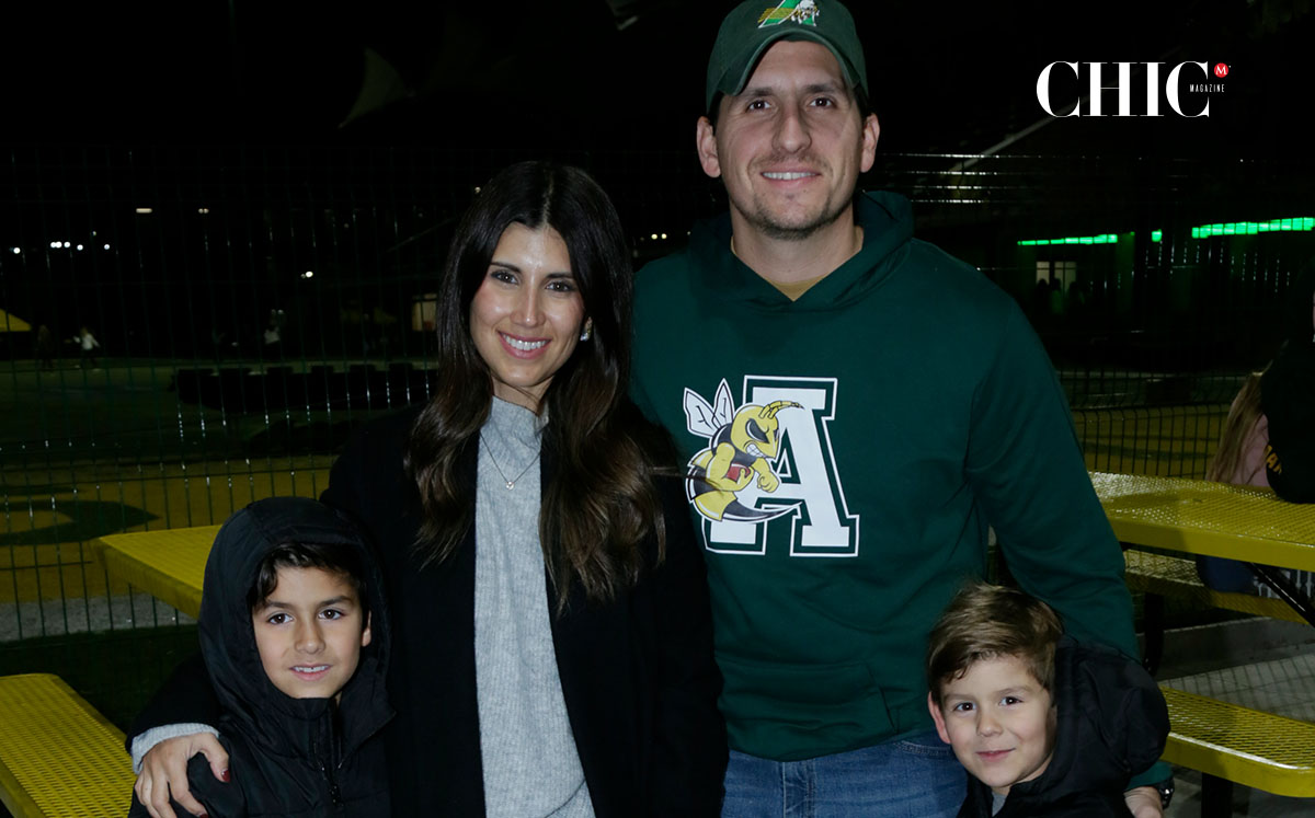 Claudia Sada de Elizondo, Eric Elizondo, Fede Elizondo y Emilio Elizondo