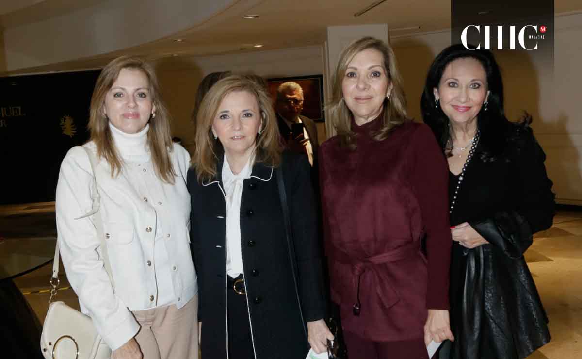 Maquela Martínez de Leal , Gigina Villarreal de Loyola, Laura Garza de Leal  y Adriana Fernández de Rubio / Fotos: Omar Valdez