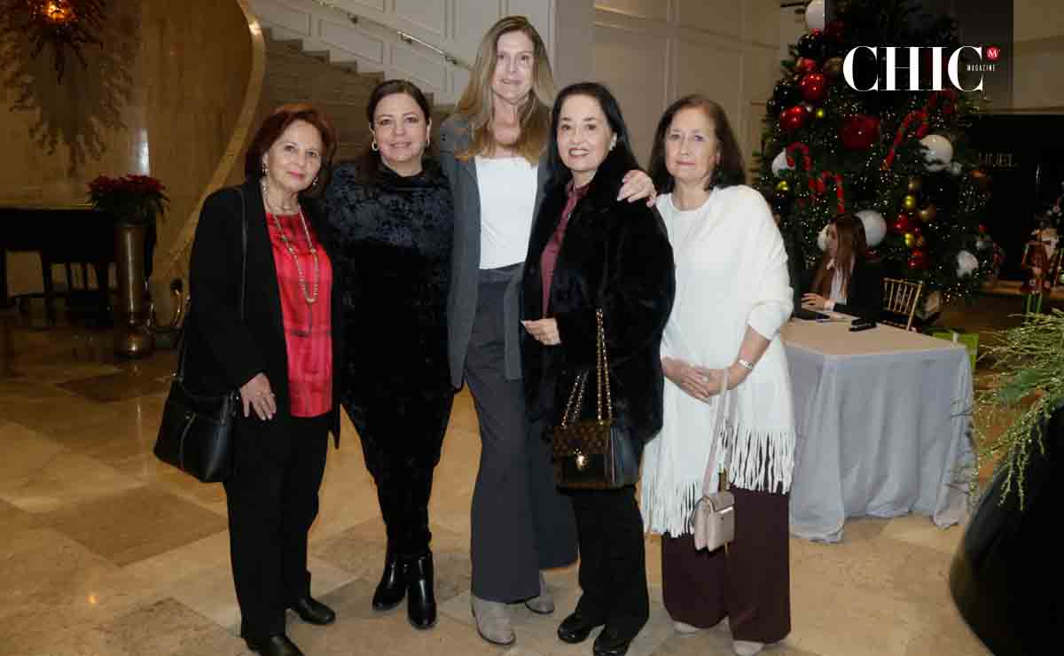 Patricia Garza, Maru Garza, Carmen Padilla de Garza, Cecilia Garza de Garza y Marú Garza de Gómez / Fotos: Omar Valdez