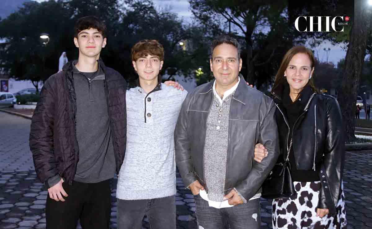 Víctor González, Andrés González, Víctor González e Irene Garza / Fotos: Roberto Alvarado