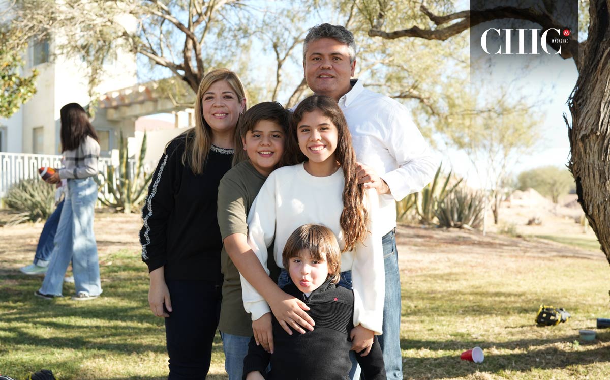 Angelines, Cris, Angie, Cristóbal y Andy