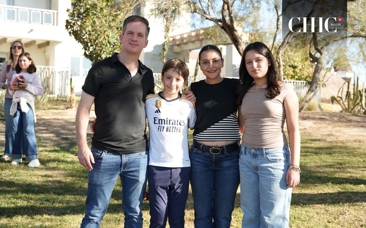 Gerardo, Andrés, Grace y Sofía