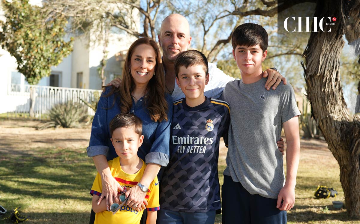 Paulina, José Antonio, Nicolás, Federico y Marcelo