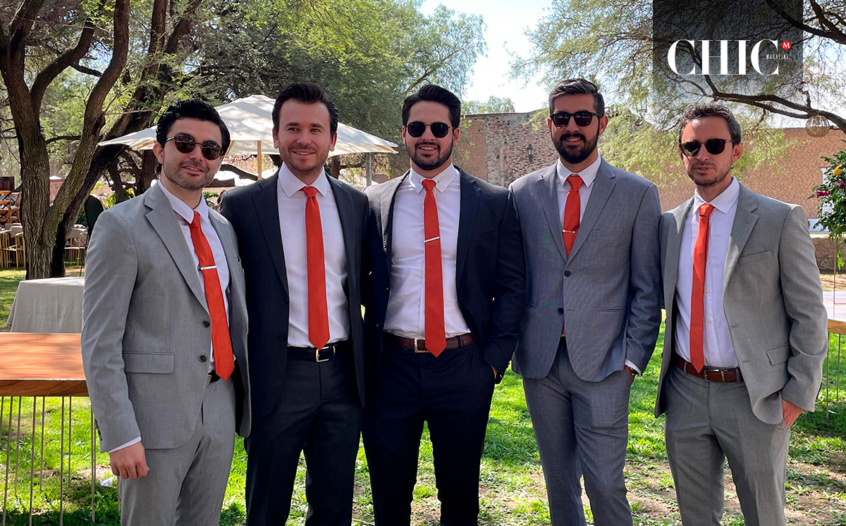 Efraín Muñoz, Mario Romo, Mauricio Álvarez, Jorge Madrigal y Eugenio Macouzet