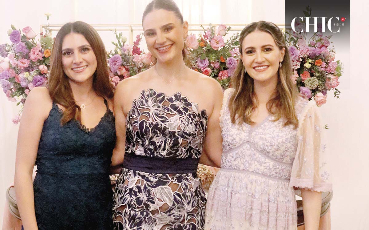 LISSET GARCÍA, GINA MANZUR E IVONNE GARCÍA DE MARON fueron recibidas por la decoración de Leonarda