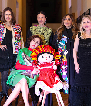 Adriana Vega, Ágatha Ruíz de la Prada, Lourdes Toriello, Vero Solís y Blanca Salinas