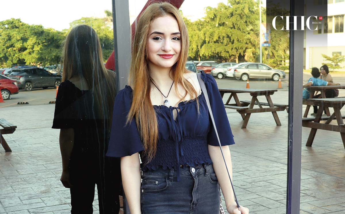 GRISELLE PLAISANT llegó con su mejor outfit al Tec de Monterrey