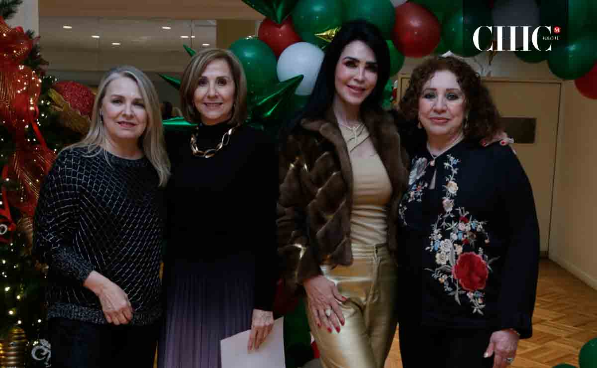 Irasema de Muzquiz, Celina Lozano, Martha Martínez de Ruiz e Irene Muzquiz de karren / Fotos: Omar Valdez
