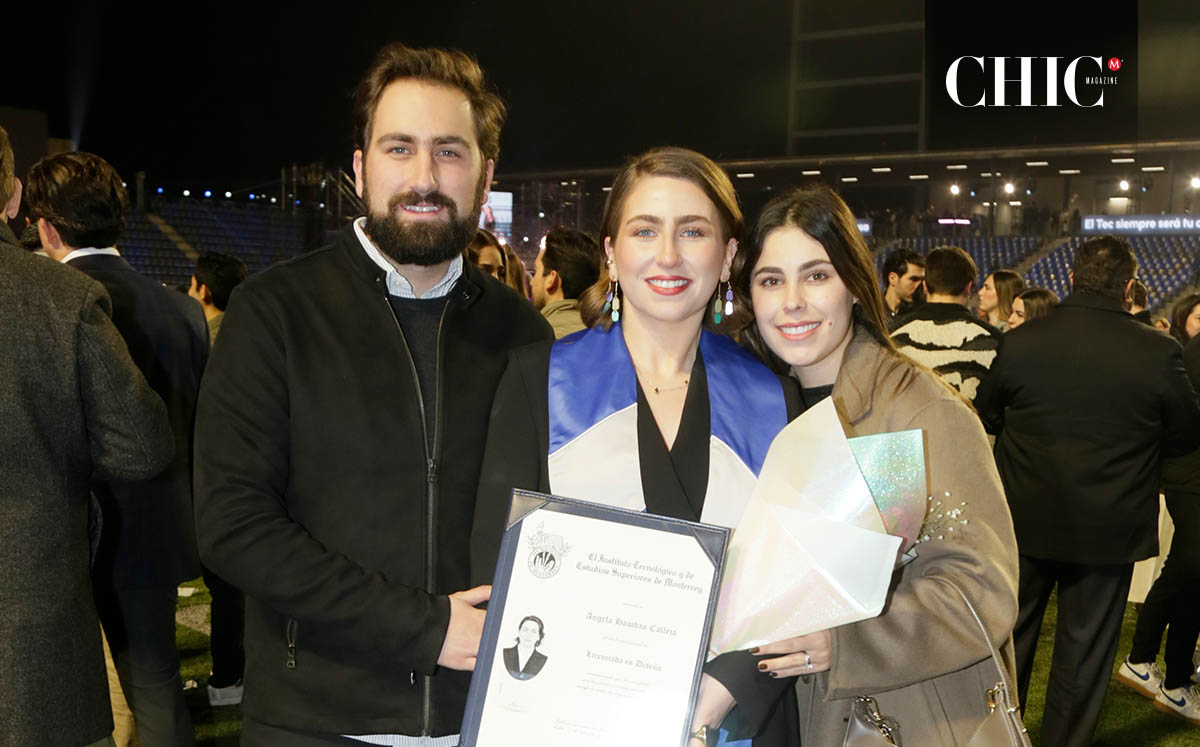 Manolo Hamdan, Ángela Hamdan y Fernanda Ramírez