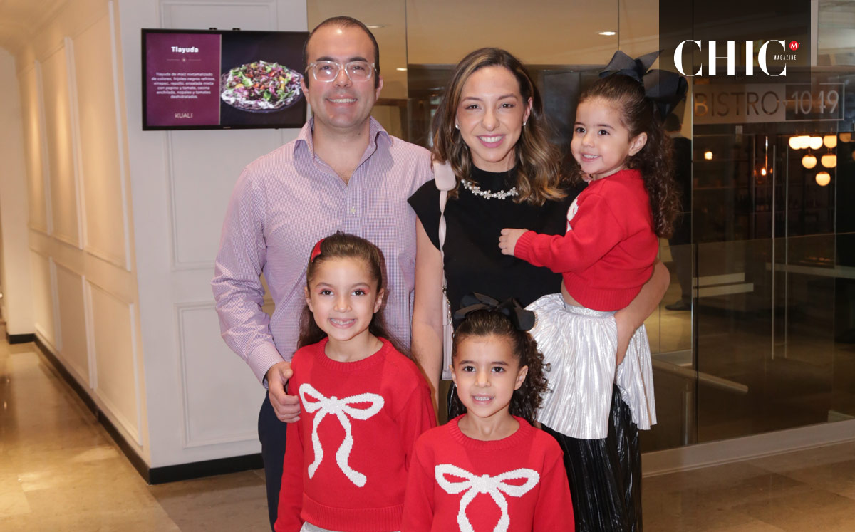 Roberta Gutiérrez, Alejandro Marcos, Nicolás Marcos, Teo Marcos y Frans Marcos