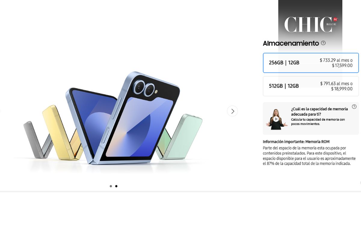 Samsung rebaja Galaxy Z Flip6 (Foto:Samsung)
