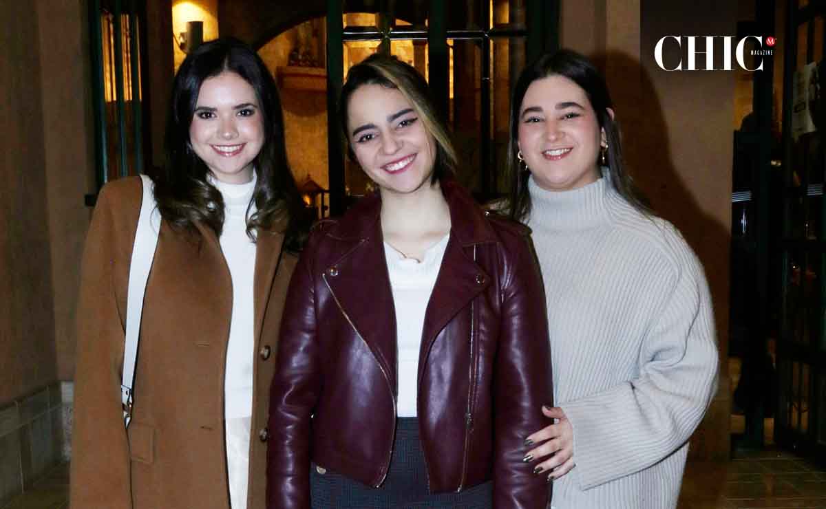 Ana Sofia Huerta, Isa Pestana y Natalia Villarreal  / Fotos: Omar Valdez