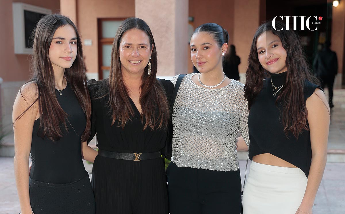 Mariana García, Aydé Medrano, Jimena García y Sara García
